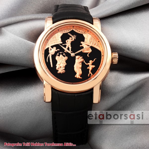 HK1044 ULYSSE NARD N PRESENT C RCUS M NUTE ROSE GOLD OTOMAT K