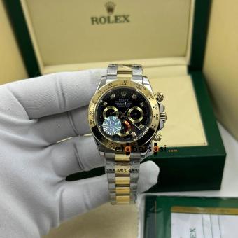 HK2617-ROLEX DAYTONA TWO TONE ERKEK SAATİ